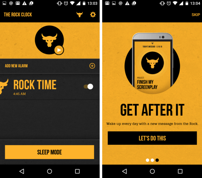 The Rock Just Released His Own Alarm Clock App, and It Is Amazing